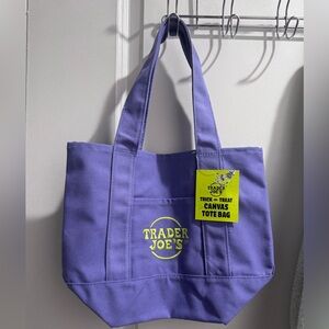Trader Joe’s 2025 Halloween mini tote bag purple